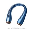 thumbnail image 4 of Mini Ventilador de cuello colgante USB Bladeless Turbo Neckband Mute Portable Home Blue Likrtyny Para estrenar, 4 of 7