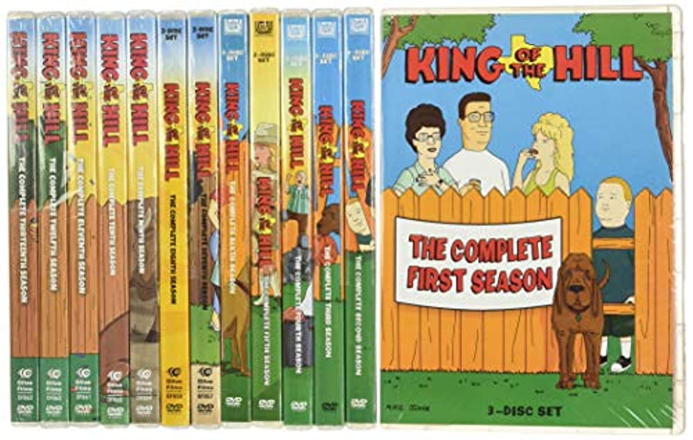 KING OF THE HILL  COMPLETE FIRST SEASON! 3 DVD SET W/ OUTER BOX