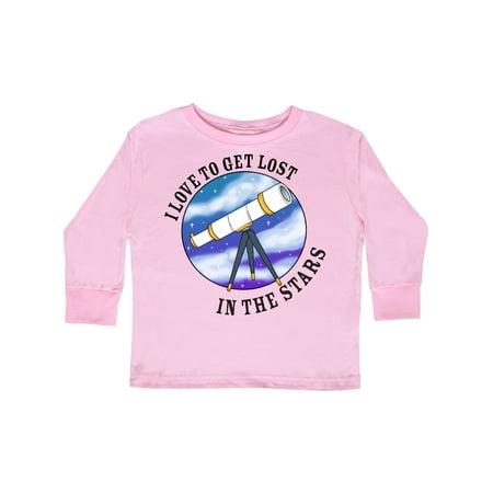 

Inktastic I Love to Get Lost in the Stars Gift Toddler Boy or Toddler Girl Long Sleeve T-Shirt