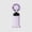 Purple, variant on Lunxisen 1 Pcs Ultra High Speed Thermoelectric Cooling Handheld Fan for Personal Use Portable Rechargeable Mini Fan Cooling Gadget for Outdoor Activities