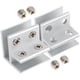 thumbnail image 2 of GOOHOCHY 2 abrazaderas de vidrio de 90 grados para soporte de muebles, abrazadera para mesa de vidrio y armario., 2 of 8