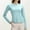 Light Blue, variant on SXCXLSA Women's Compression Long Sleeve Yoga Shirt Sun Protection Upf 50 Cooling Breathable Athletic Workout Top Slim Fit Running Gym Tee Moisture Wicking Quick Dry Performance