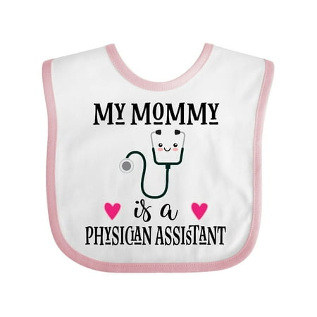 

Inktastic Physician Assistant PA Mom Baby Gift Gift Baby Girl Bib
