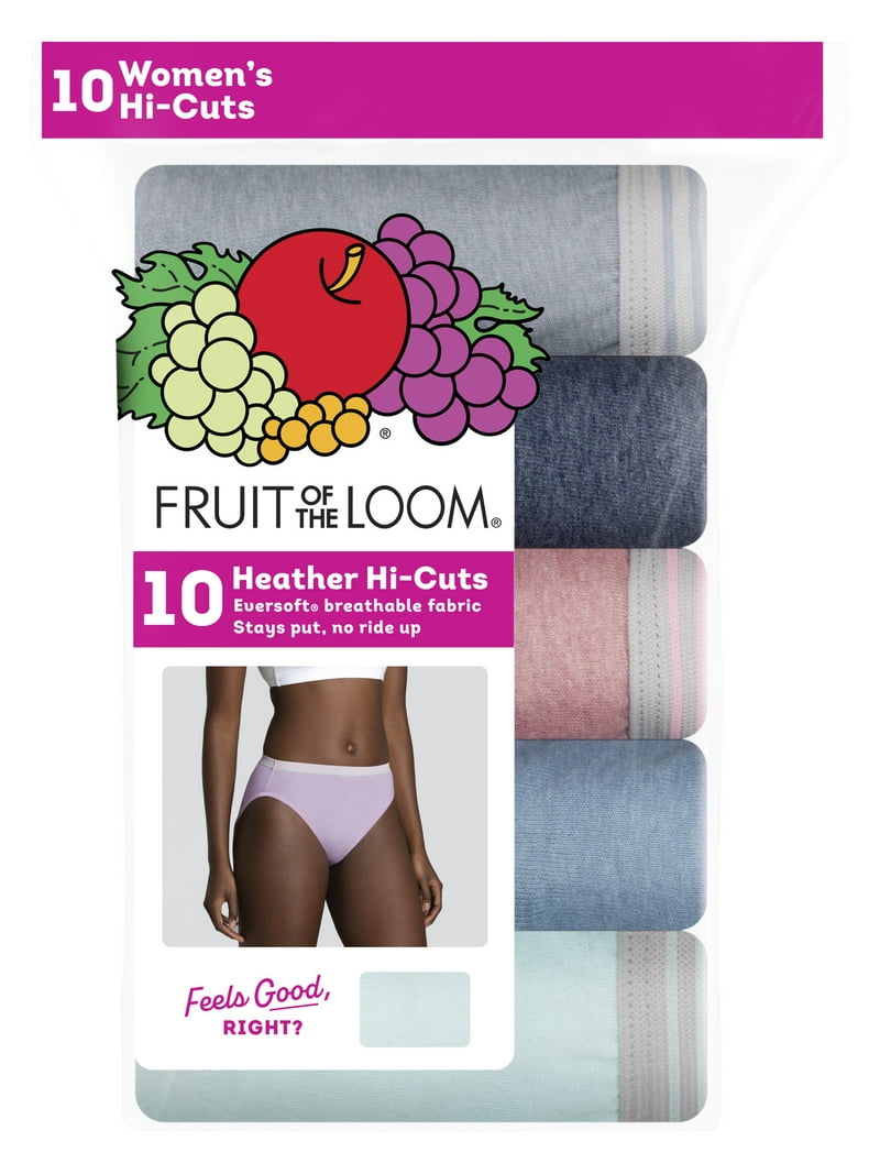 新品未使用BRIEFING ladies Fruit of the Loom Women's Cotton Brief Underwear 10-Pack Soft
