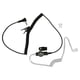 thumbnail image 2 of Auricular De Tubo Acústico Transparente, Auricular De Tubo Acústico Punta De Oído Suave Y Liviana Diseño De Clip De Enchufe De 3,5 Mm Estable Para Radio De 2 Para MP3 MP4, 2 of 7