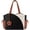 L-Beige-black-brown, variant on Tote Bag for Women, Puffer Work Bags with Zipper for Daily Travel College, Teacher Nurse Handbags with Laptop Sleeve