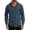 Blue, variant on COSFO Button Up Shirts for Men Long Sleeve Fishing Sun Protection White Shirts with Pocket Dry Fit Hooded Loose Fit Men Shirts