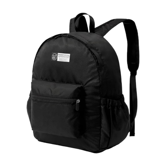 Foldable Backpack, Lightweight Travel Daypack for Women and Students Portable Compact School Bag for Hiking Outdoor Sports and Daily Commuting Essentials Gift, Black