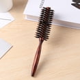 thumbnail image 6 of Yucurem 3 Sizes Anti Static Wood Bristle Hair Round Brush Hairdresser Styling, 6 of 10