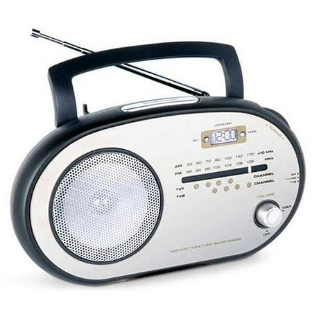 Emerson RP1103 AM/FM/Weather/TV Portable Radio