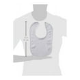 thumbnail image 2 of Luvable Friends Baby Cotton Terry Bibs 10pk, White, One Size, 2 of 4