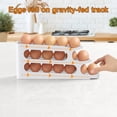 thumbnail image 3 of Frigorífico Sotfamily de 3 niveles con capacidad de enrollado automático para 18 huevos, con soporte para huevos, 3 of 9