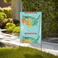 thumbnail image 4 of Wukai USA Tourist Map Garden Flags Double Sided Welcome Garden Yard House Flags Outside Outdoor House (Only Flag), 4 of 8