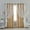 Beige, variant on Sunyuer 2 Panels Star Blackout Curtains for Bedroom Window Curtain Double Layer Star Cut Out Living Room Decor Wall Home Decorations Curtain