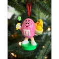 thumbnail image 2 of Ornament Pink M&M M & M PVC Figure Figurine Holiday Charm Dangler Candy 3” Gift, 2 of 3