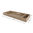thumbnail image 2 of Child Craft Universal Changing Table Topper, Converts Dresser to Changing Surface, Secure Fit, Nutmeg, 2 of 4
