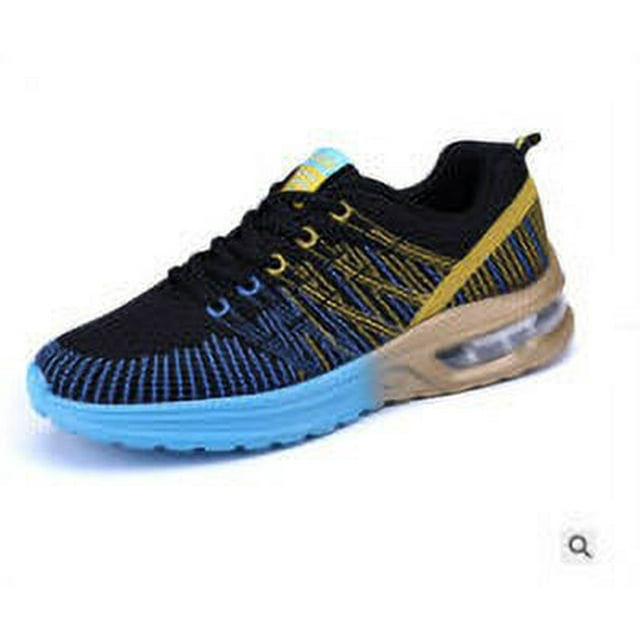 Spring Mesh Running Jogging Sneaker Non-slippery Fashionable Casual Style Shoe Jogger Shoe Traveling Exercise Footwear blue Size 41