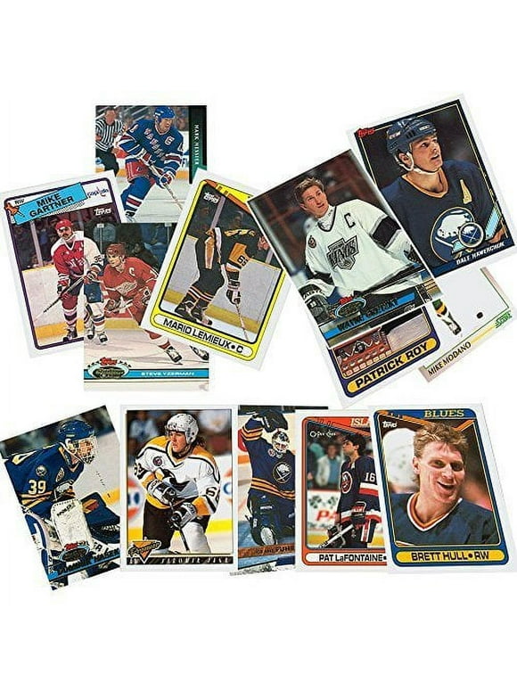 40 Hockey Superstar Cards Collection from Brands like Topps, Score, Upper Deck & Pro Set