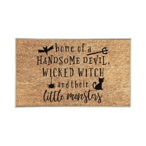 Dmlowu Halloween Door Mat, Non Slip Fashion Thanksgiving Decorations Bathroom Rugs, Comfortable Bath Mat for Halloween Decorations Outdoor & Indoor, 16x24" Luxury Soft Front Door Mat Outside Entrance