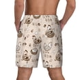 thumbnail image 2 of Lsque Mens Swim Trunks Retro Rooster Pattern - Bathing Suit Compression Liner - Beach Swim Shorts Swimwear - (S-3XL) - Stretch Quick Dry -X-Large, 2 of 9