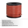 thumbnail image 3 of Silicona Cable 14AWG 14 Calibre Flexible Estañado Cobre Estándar Alta-Temperatura Conexión Cable Marrón 15 m/49,2 Pies para Coche Modelo Manipulador Electrodomésticos Aparatos, 3 of 7