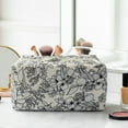 thumbnail image 3 of allydrew Floral Quilted Makeup Bag for Cosmetics, Toiletries, Travel, Vegetables, 3 of 5