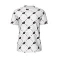 thumbnail image 5 of Wukai Black Rabbit Print Men's Short-Sleeved Mesh T-Shirt,Quick-Dry Short Sleeve Workout T-Shirt-Large, 5 of 8