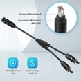 thumbnail image 2 of Conector de cable de panel solar Profesional (1 a 2 puntas) Conectores Y Cable de panel solar MMF + Adaptador solar FFM 1 par ACTIVE Biensenido a ACTIVE, 2 of 5