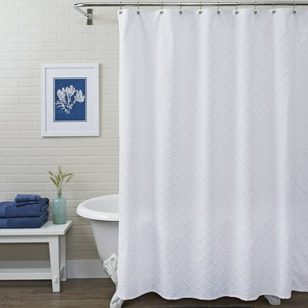 Better Homes Gardens White Shells Shower Curtain 1 Each