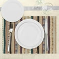 thumbnail image 3 of Ambesonne Vintage Place Mats Set of 4, Traditional Ornaments, Standard Size, Multicolor, 3 of 6