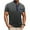 Dark Gray(mens shirts), variant on George Henley Shirts for Men,Color Block,Short Sleeve Tops,Slim Fit,Soft,Button Placket,Chest Pocket,Casual Wear Tees,Blue,Size 3XL