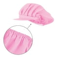 thumbnail image 5 of TOPTIE Short Brim Chef Hat for Women - Adjustable, Breathable Hair Net for Kitchen Cooking, Food Service, Working-Pink, 5 of 7