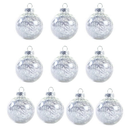 

Fashion 10x Transparent Christmas Ball Hanging Tree Pendant Decor Best for Wish