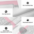 thumbnail image 6 of Pink Grey Outdoor Rug for Patio/Deck/Porch, Non-Slip Large Area Rug 3 x 5 Ft, Chic Garden Floral Stripe Aesthetic Flower Boho Indoor Outdoor Rugs Washable Area Rugs, Camping Rug Carpet Runner, 6 of 8