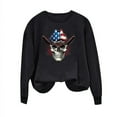 thumbnail image 5 of SELONE Long Sleeve Shirts for Women Fourth of July Print Letter Pullover Crewneck Tops Patriotic Graphic Clothes, 5 of 5