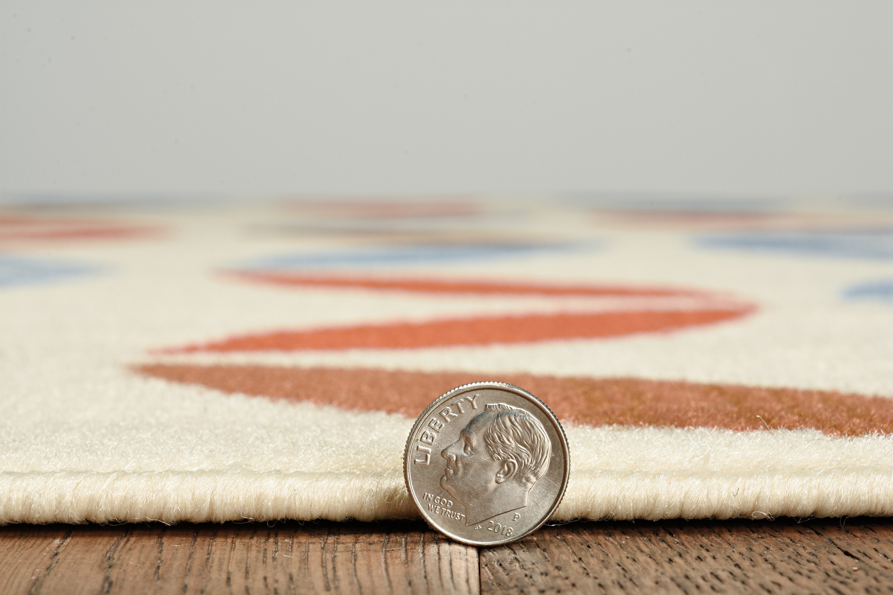 Capri Conrad Bone Area Rug 65 x 93 Transitional 100% Polypropylene