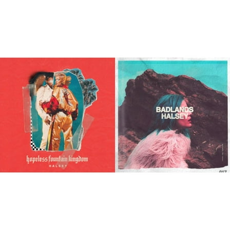Hopeless Fountain Kingdom (Cloudy Clear With Teal Splatter LP Vinyl) & Badlands (Pink LP Vinyl)