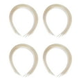 thumbnail image 1 of FESTFENDS Wide Headbands for Women 20Pcs Plastic Hair Accessory White, 1 of 6