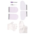 thumbnail image 3 of Gloves Socks Set, Skin Care Colorfast Wax Treatment Booties Set  For Female For Home, 3 of 8