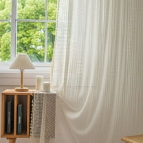 Hollow Sheer Curtains semi-blackout curtains bedroom window balcony curtains