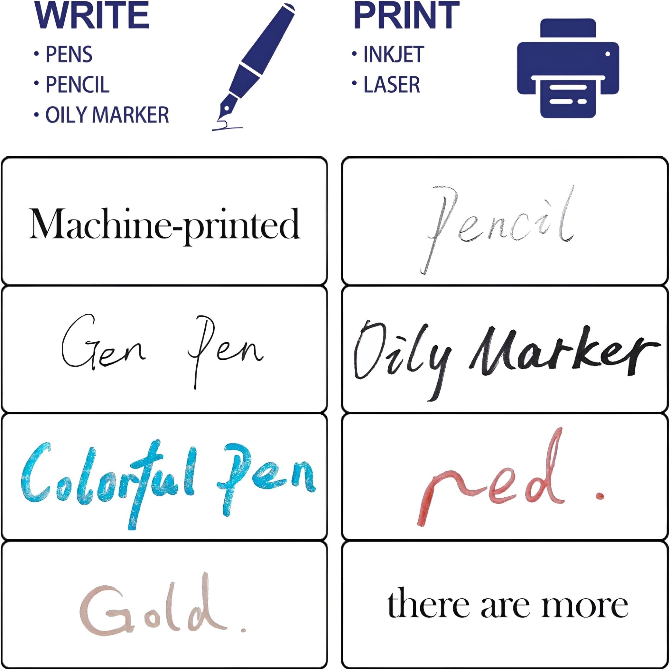 CCOCC 1"X 2-5/8"Address Labels 3000 Labels Sticker Paper for Laser/Ink Jet Printer Mailing Labels 8.5"×11"White 30 Per Sheet