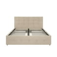 thumbnail image 6 of DHP Rose Tufted Upholstered Storage Bed Frame, Full, Ivory Velvet, 6 of 23
