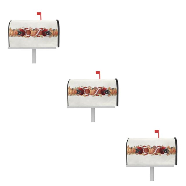 relayinert Add Holiday Cheer To Mailbox Christmas Deer Pattern Sleeve Easy To Couch Cover YTYH2309041 3Set