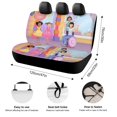 thumbnail image 2 of Pinkalicious y Peterrific-theme Car Rear Seat Covers Back Elastic Flexible Car Seat Covers Decorative Fits Most Cars 120x59x76cm, 2 of 6