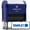Blue, variant on Vivid Stamp SMILE! Self-Inking Rubber Stamps Teachers And Schools | Motivational Stamps For Children | Re-inkable Ink Pad (Blue Ink) - Q-200