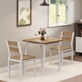 thumbnail image 3 of Luku 3 Piece Dining Table Set for 2, Small Kitchen Table & Chairs, Space-Saving Design, 3 of 9