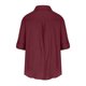 thumbnail image 5 of Tops De Verano Con Bolsillos Blusa informal para mujer con botones sueltos de color sólido para uso diario (rojo vino S) Cgtredaw Para estrenar, 5 of 8