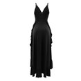 thumbnail image 5 of Fankiway Mode Femmes Robe Débardeur Sans Manches Col en V Été Confortable Couleur Décontractée Robes d'Été pour Femmes Liquidation Robes pour Femmes Grande Taille Liquidation, 5 of 5