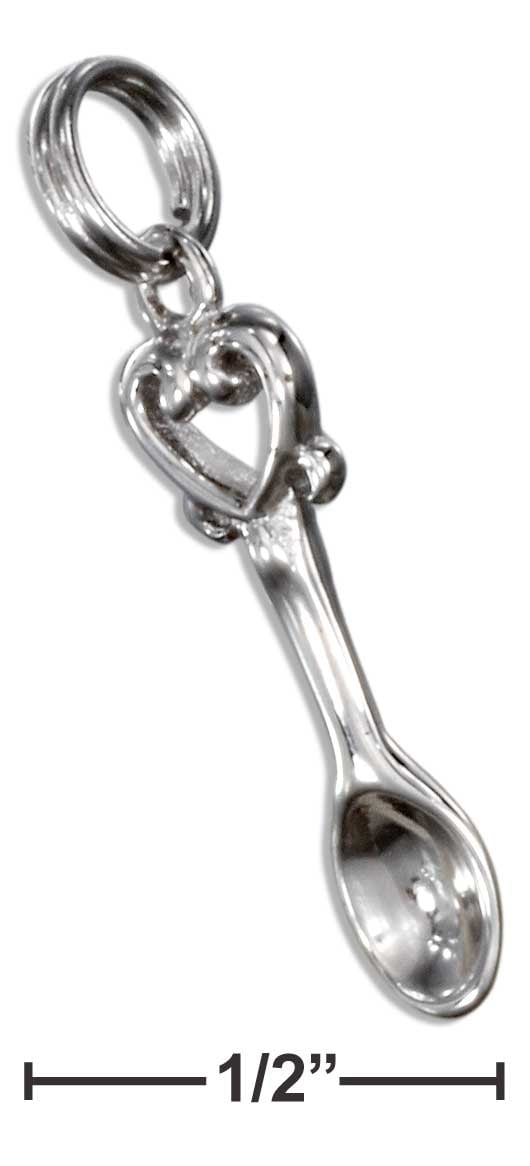 STERLING SILVER SILVER SPOON CHARM 