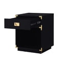 thumbnail image 5 of Inspired Home Ornado Side Table/Accent Table/Nightstand, Black, 5 of 8